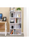 VASAGLE 8 Cube Bookcase with Open Shelf, Wooden Storage Display Rack for Living Room Office - White - 5
