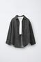 Girl's Anthracite Denim Shirt and Spanish-Cut Trousers Set - 4