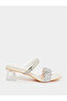 Women Beige Embellished Sandals