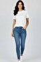 Women's Black 100% Cotton Stone T-Shirt Premium Stone Detailed Basic Tshirt - 3