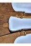 Cashmere Print Genuine Leather Handmade Women's Shoulder Bag with Zipper Organizer - 7