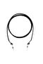 Leather Glasses Cord / Knitted Leather Glasses Strap Black