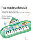 Mini Electronic Music Keyboard Toy for Kids 2 Music Modes, Soft Sound & Smooth Edges 22.5cm - 6