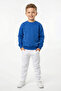 Unisex Kids Sweatshirt |   Crew Neck with Fleece Inside |   4-6 Years Old Cobalt Blue - 3