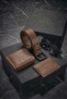 Men's Brown Leather Wallet Card Holder Belt Sunglasses Boxed Gift Set