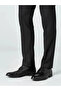 Men Black Leather Wingtip Oxford Shoes - 7
