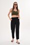 Women's Carrot Leg Linen Trousers - 260162