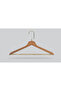 Wooden Lama Gold Hook Barli Trouser Hanger Natural Color 48 Pieces - 2