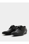 Men Black Patent Leather Wingtip Oxford Shoes - 2