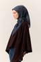 Women's Navy Blue Petrol Blue Viscose Velora Scarf 161002-23 - 4