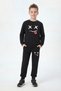 Boys' 6-Piece 3-Piece Tracksuit Set – Various Prints, Crew Neck, Sportswear - 2