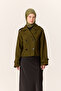 Women's Green Viscose Velora Scarf 161002-18 - 5