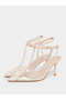 Women Nude Stiletto Heels Shoes - 2