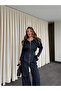 Navy Design Denim Set - 8002 - 4