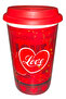 Valentine Mug with Lid 12.5cm – Romantic Heart-Themed Travel Tumbler for Hot & Cold Drinks - 4