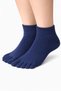 3-Piece Bamboo Toe Anti-Fungus Right-Left Separate Washable Men's Booties Set - 4