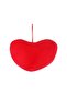 Valentine 'I Love You' Heart Cushion 23x16cm – Romantic Red Pillow for Bed, Sofa & Gift - 3
