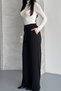 Women's High-Waisted Lace-Up Wide-Leg Palazzo Pants – Comfortable Fit Casual & Stylish - 2