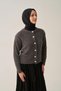 Soft Textured Buttoned Cardigan - 4
