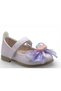 Girl's Glitter Cherry Bow Detailed Orthopedic Sole Ballerinas - 2