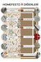 Non-Slip Base Modern Bathroom Mat Set |   Thin & Washable |   60X100 & 40X60 cm - 6