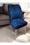 Velvet Large Oval Chair Cover |   Lycra, Washable, Stretchable and Elastic Chair Cover - 4