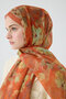 Petra Soft Cotton Shawl - Orange - 2
