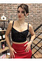 Sequin Sequin Crop Black