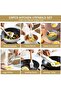 Premium Home Kitchen Essentials Display With Coordinated Utensil 19Pcs Set, Soft Pastel Tones, Woode - 3
