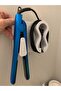 Practical Hair Styling Tool and Tongs Holder Wall Hanger - Bathroom Organizer with Cable Organizer White