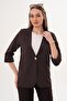Women's Sleeve Fold Detailed Unlined Jacket 260127 - - 2
