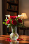 Padrag 17 cm Translucent Glass Vase Modern Transparent Glass Vase Decorative Flower Vase - 5