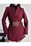 Premium Quality Blazer Jacket with 3 Belt Designs
