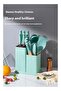 Modern Food Preparation 19Pcs Tools Display Featuring Coordinated Utensils, Ergonomic Design, Heat-R - 6