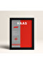 Haas F1 Lego Exhibition Frame, Exhibition Chart, Speed Champions Vf-24 (77250) 21X30 cm F002 - 6
