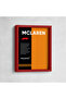 Mclaren F1 Lego Exhibition Frame, Exhibition Chart, Speed Champions Mcl38 (77251) 21X30 cm F009 - 3