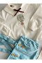 Handmade 100% Cotton Baby Boy Flying Balloon Embroidered Set Long Sleeve Shirt Romper Set - 3