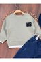 Double-Sided Hat Lycra Jeans Sweatshirt Baby Boy and Child Set - 3