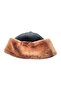 Serdar Model Leather Beret Fur Börk Women's Men's Börk - 3