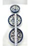 Handmade Ceramic Snack Bowl Breakfast Presentation Set - 3