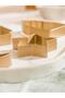 Yellow Metal Cookie Mold Set of 4 (S6) - 3