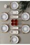 Nordic Model 6-Person 14-Piece Breakfast Set with Sauce Bowl