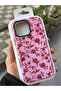 Compatible with iPhone 16 Pro Max - Dual Layer Durable Patterned Cover Mica and Silicone Glossy Aurora Case