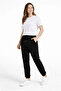 Jogger Sweatpants Comfortable Fit, Pockets, Elastic Cuffs, Casual Sports Pants - Black - 3