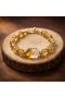 Natural Citrine Stone Elegant Stone Design Bracelet - 3