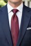 Dark Red 100% Silk Tie