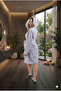 Hooded Young Waiter Unisex Velvet Cotton Bathrobe with Pockets - 4