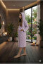 Hooded Young Waiter Unisex Velvet Cotton Bathrobe with Pockets - 3