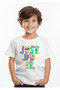 Just Do It Printed White Kids T-Shirt