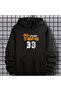 Unisex Black Oversize 3 Thread Raster Sweatshirt - Premium Quality High Resolution Printed